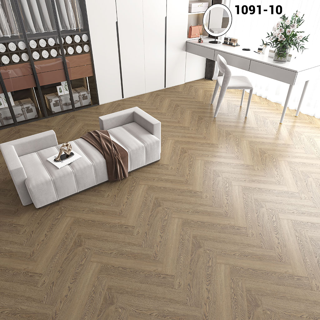 decoration of wood grain waterproof laminate floor
