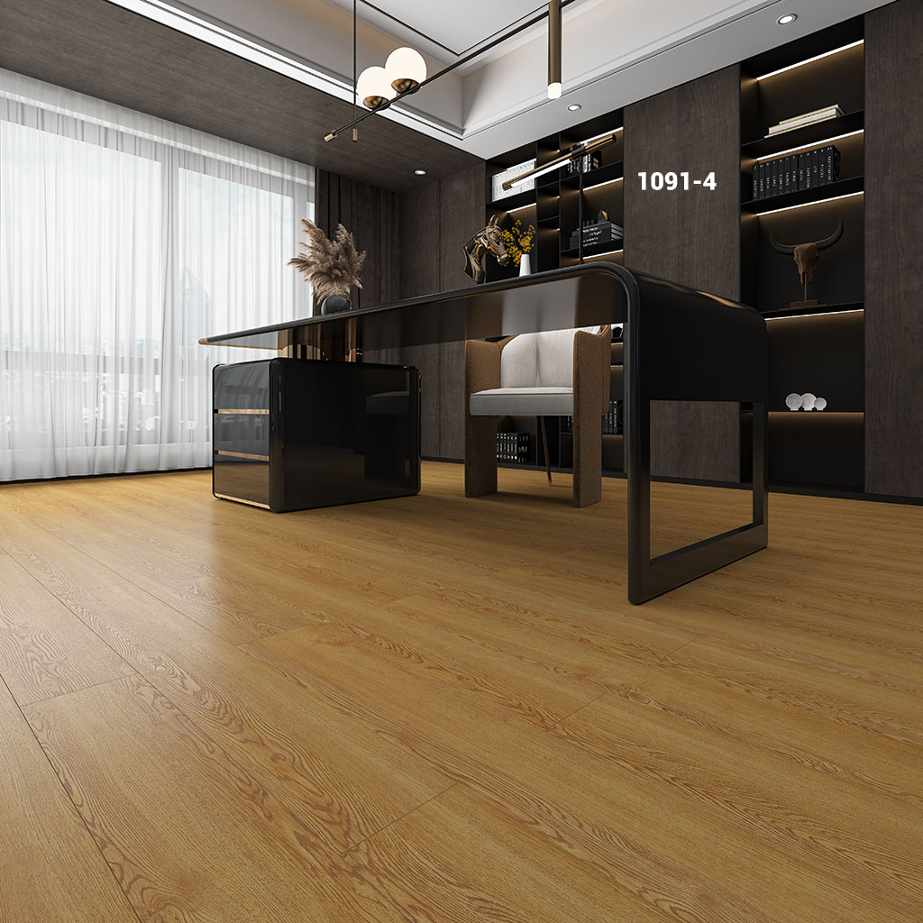decoration of wood grain waterproof laminate floor