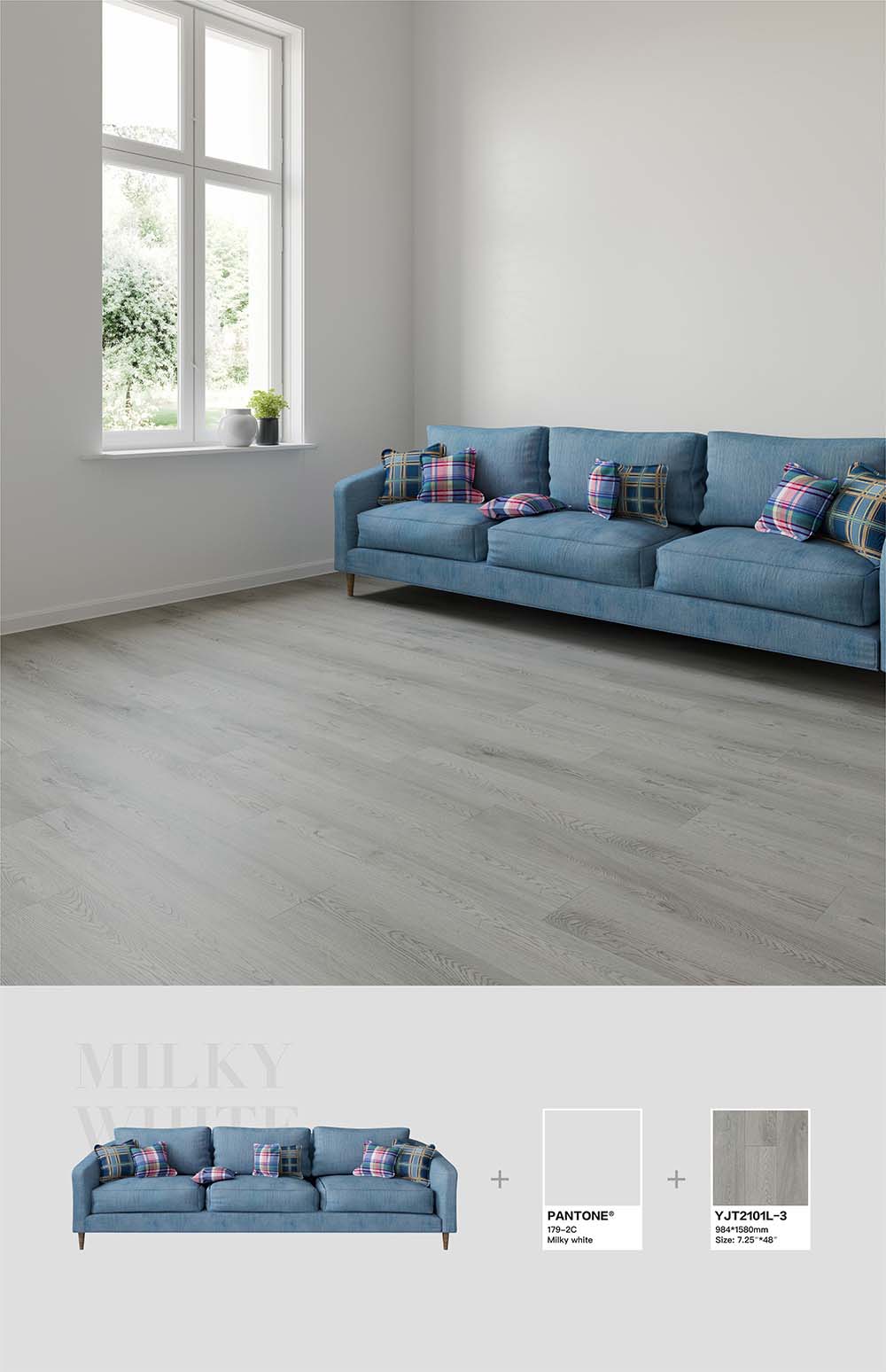 Stone plastic composite flooring click lock system